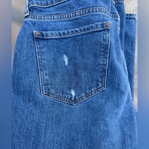 Old Navy Blue Distressed Boyfriend Jeans - Picture 4 of 4